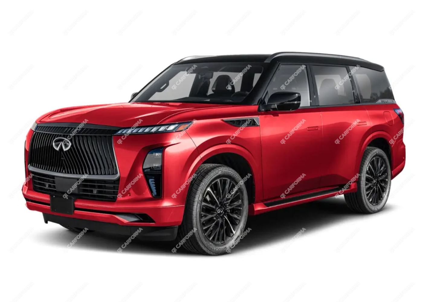 Ворсовые коврики на Infiniti QX80 II 2024&nbsp;-&nbsp;2025