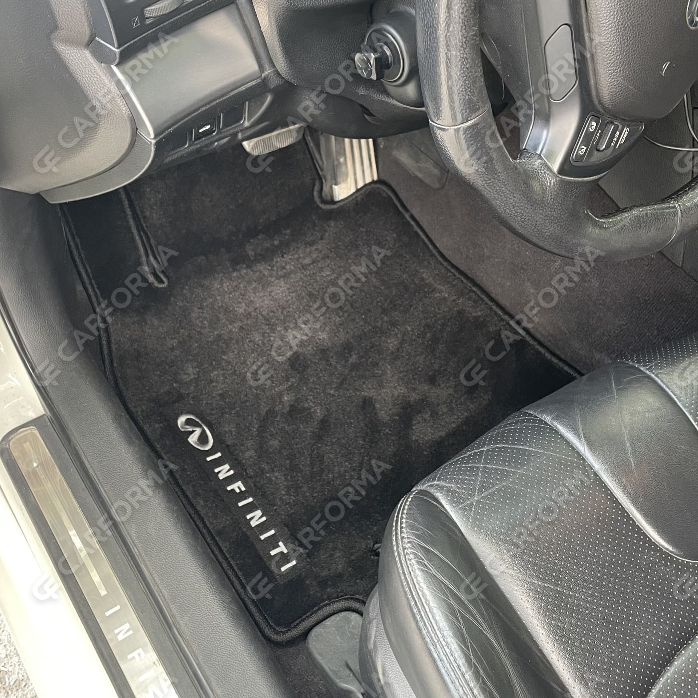 Ворсовые коврики на Infiniti G IV Купе 2006&nbsp;-&nbsp;2014 в Химках