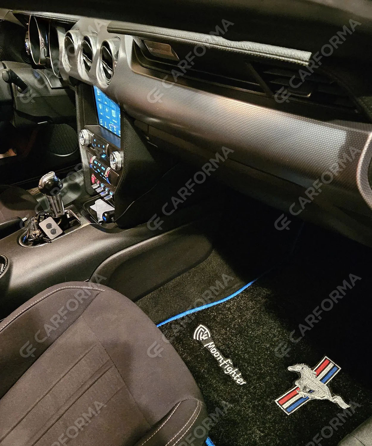 Ворсовые коврики на Ford Mustang VI 2013&nbsp;-&nbsp;2023 в Химках