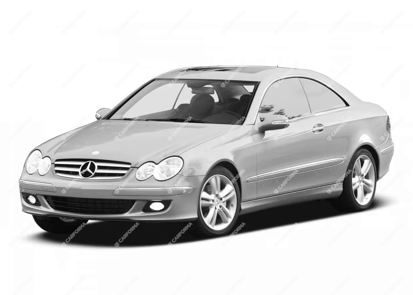 Коврики на Mercedes CLK (C209) 2002 - 2009