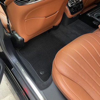 Ворсовые коврики на Mercedes S (W223, V223) 2020 - 2025 в Химках