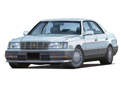 Ворсовые коврики на Toyota Crown (S150) 1995 - 2001 в Химках