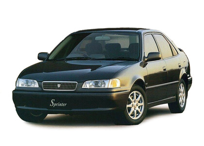 Ворсовые коврики на Toyota Sprinter (E11) 1995 - 2000 в Химках
