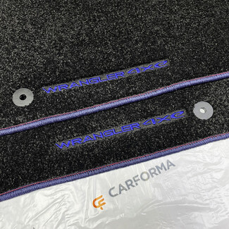 Ворсовые коврики на Jeep Wrangler (JL) 2017 - 2025 в Химках Ворсовые коврики на Jeep Wrangler (JL) 2017 - 2025 в Химках