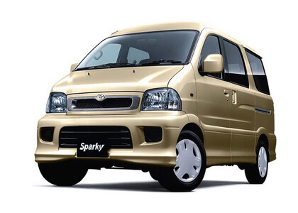 Ворсовые коврики на Toyota Sparky 2000 - 2003 в Химках