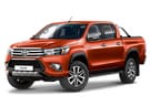 Ворсовые коврики на Toyota Hilux VIII 2015 - 2025 в Химках