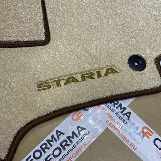 Коврики на Hyundai Staria 7 мест 2021 - 2025 в Химках