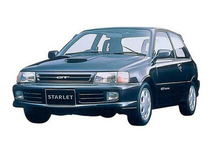 Ворсовые коврики на Toyota Starlet (P80) 1989 - 1995 в Химках