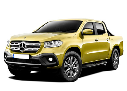 Ворсовые коврики на Mercedes X-Class 2017 - 2020 в Химках