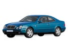 Ворсовые коврики на Mercedes CLK (C208) 1996 - 2003 в Химках