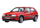 Ворсовые коврики на Volkswagen Golf 3 1991 - 1998 в Химках