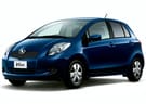 Ворсовые коврики на Toyota Vitz II 2005 - 2010 в Химках